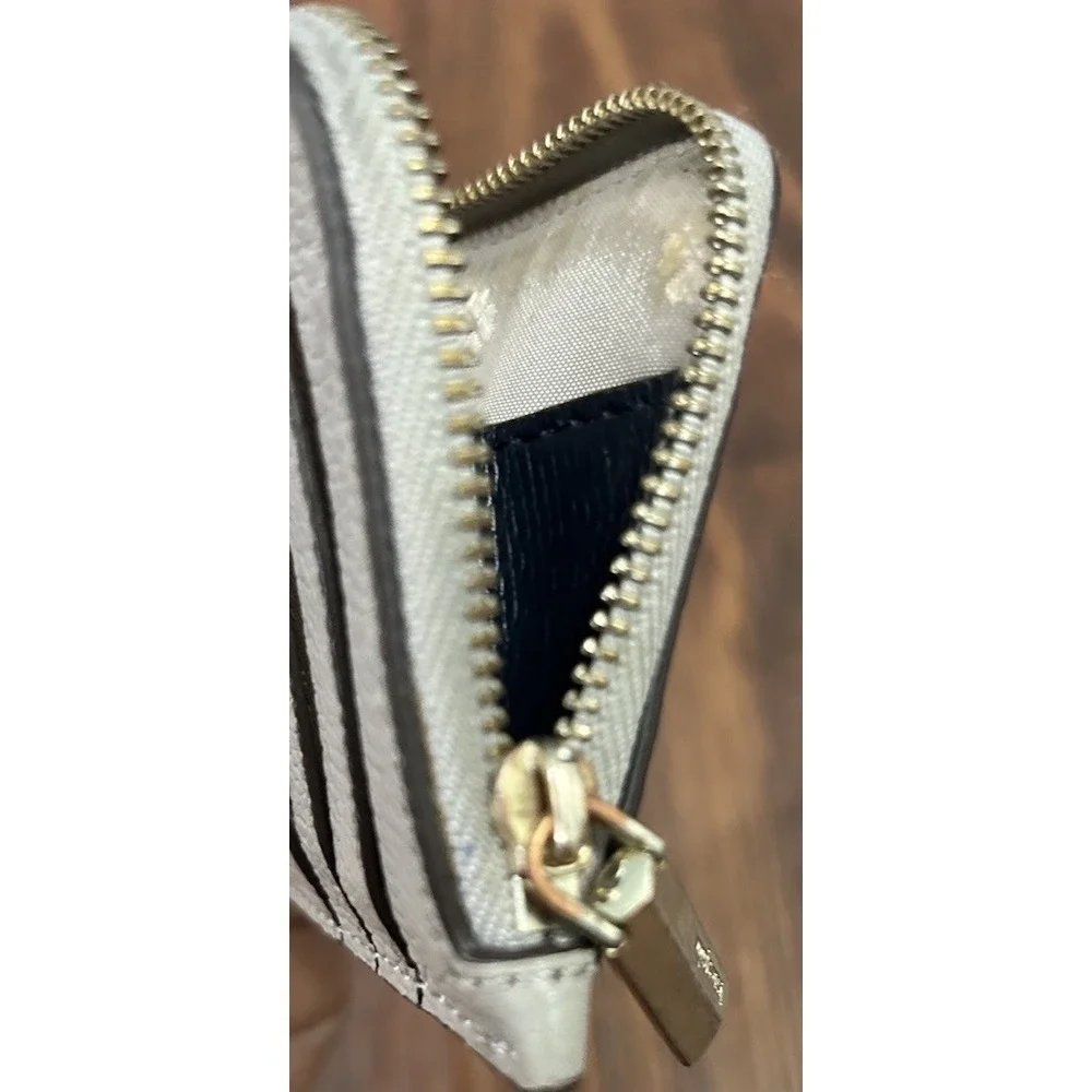 Kate Spade Slim Credit Card Holder - Leather‎ - Stone Path (Gray)